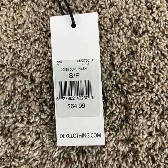 NWT Dex Olive Green Wash Lightweight Mini Skirt Size Small - Picture 7 of 8